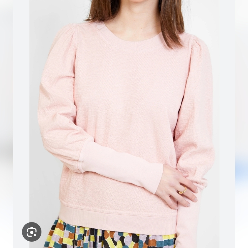 Apiece apart olimpio puff sleeve sweatshirt